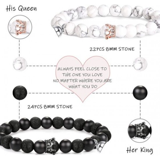 2 Pcs Matching Magnetic Couple Bracelets Heart Relationship Matching Rope Bracelet Mutual Attraction Friendship Chain Bracelet Gift For Boyfriend Girlfriend Women Men 2 Pcs Matching Magnetic Couple Bracelets Heart Relationship Matching Rope Bracelet Mutual Attraction Friendship Chain Bracelet Gift For Boyfriend Girlfriend Women Men